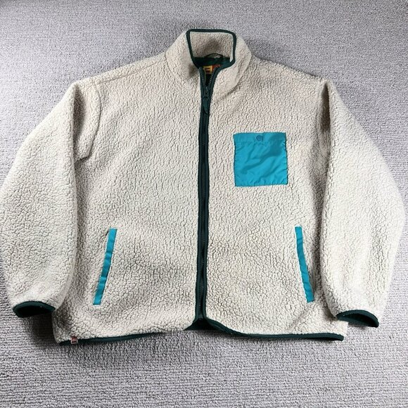 Target Lego Sherpa Full Zip Jacket White Teal Men’s Size XL - Picture 8 of 14